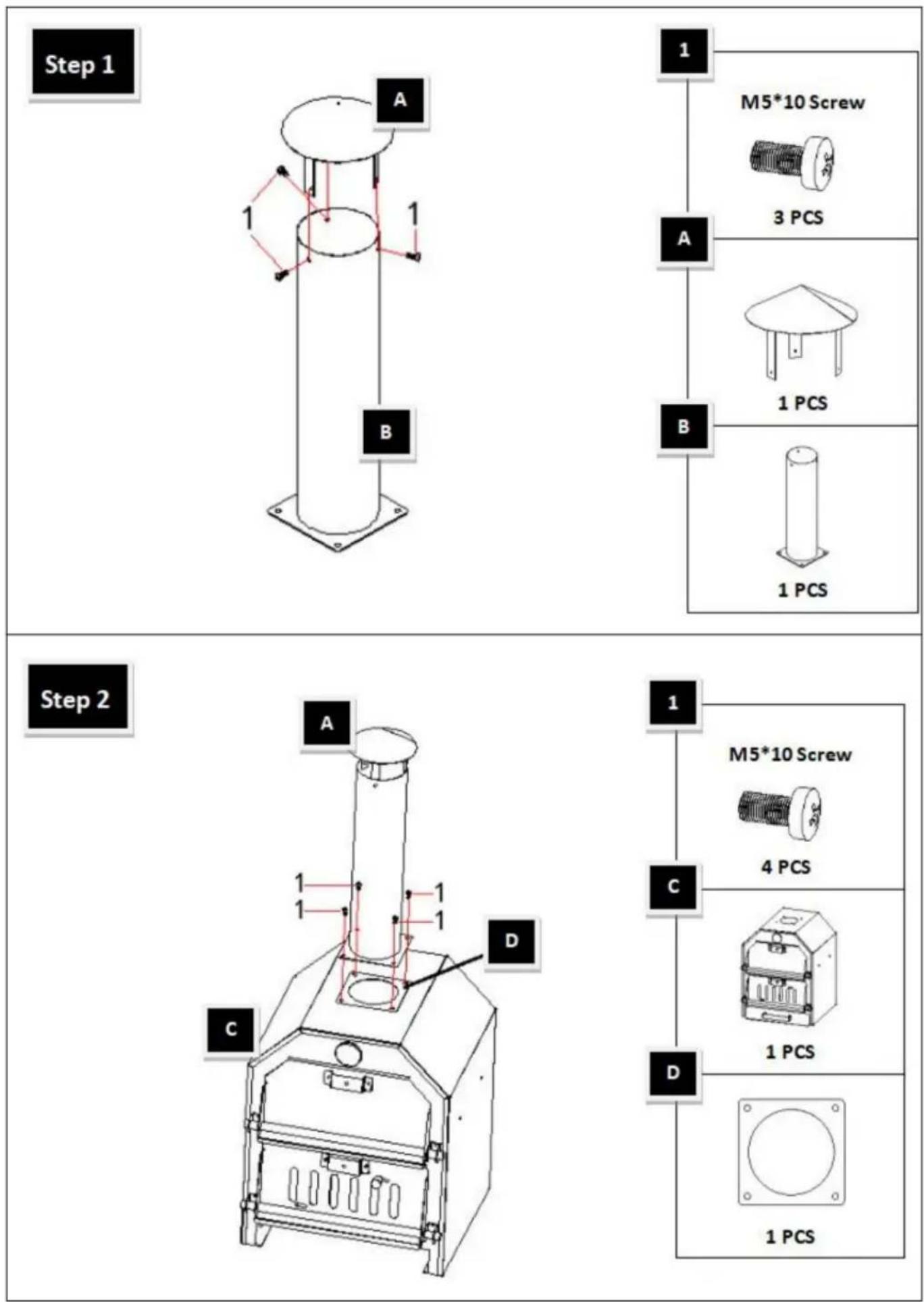 Vevor JY-MY-PSL-12 - ASSEMBLAGE DU PRODUIT - 1