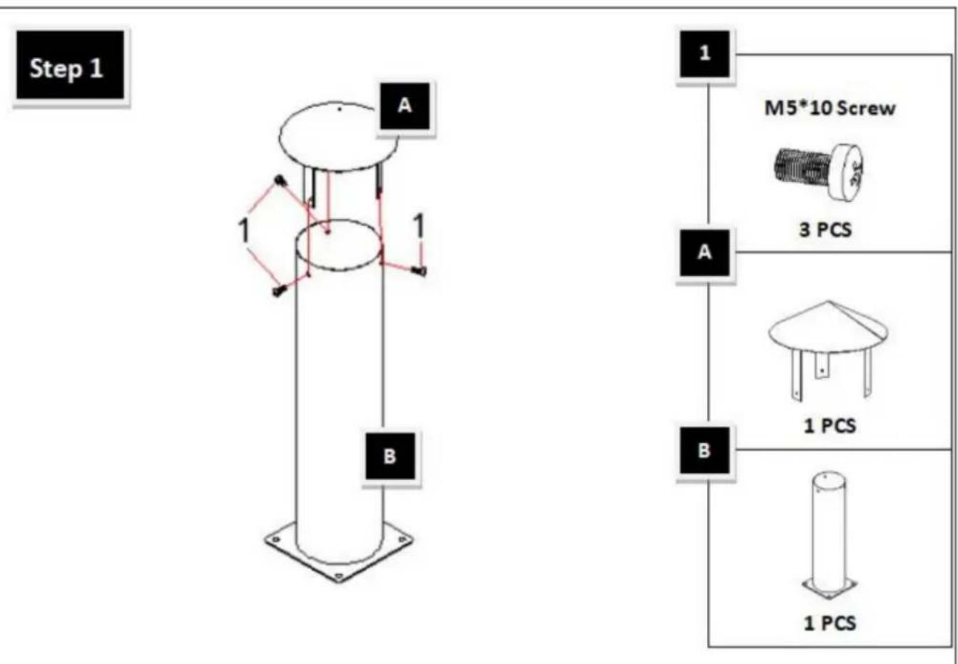 Vevor JY-MY-PSL-12 - PRODUKTMONTERING - 1