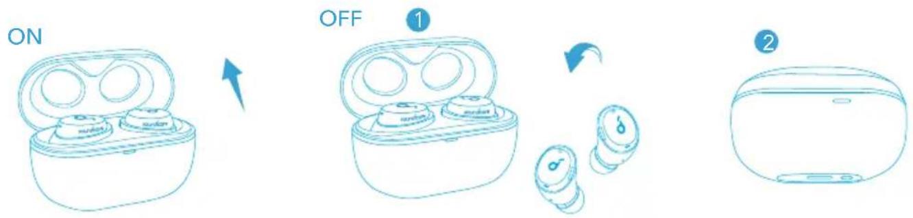 soundcore Life A3i - Mise sous/hors tension - 1