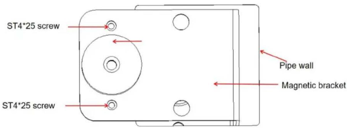 Vevor 2402-UV25 - Diagramma delle dimensioni del foro aperto - 2