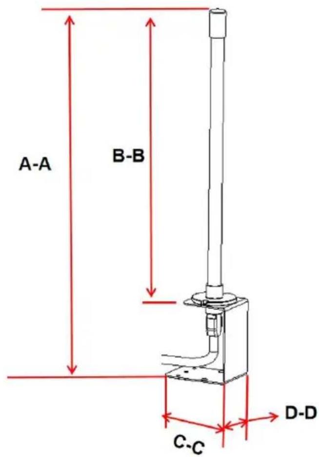 Vevor 2402-UV25 - Rozmiar produktu - 1
