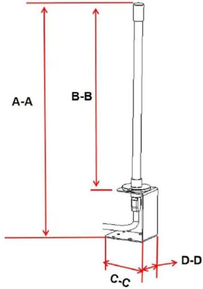 Vevor 2402-UV25 - Tamaño del producto - 1