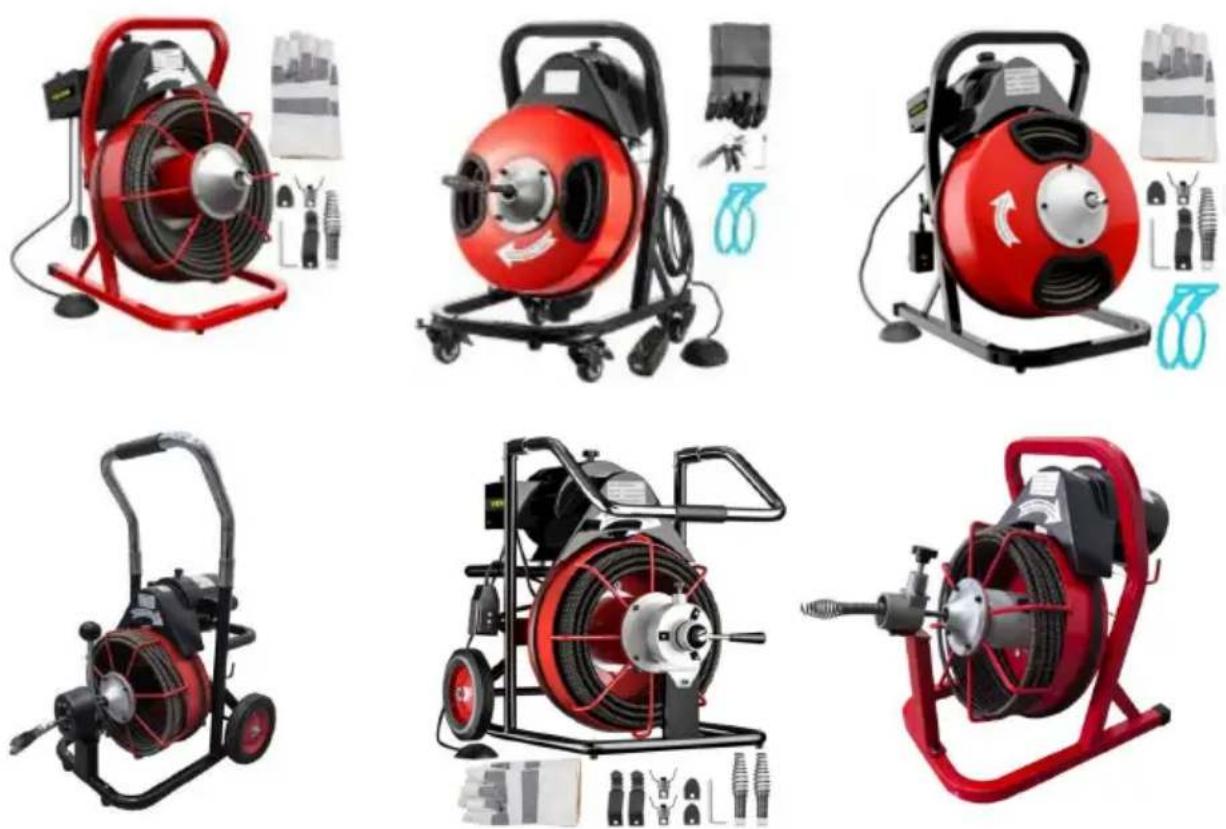 Vevor D1000 - Display of drainage cleaner models - 1