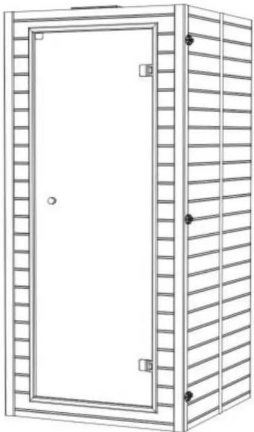Vevor FRB-1M3 - WOOD SAUNA - 1