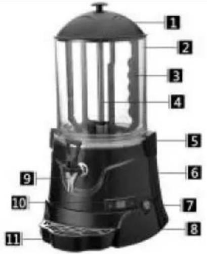 Vevor HC-10 - ÿ. Componentintroductie - 1