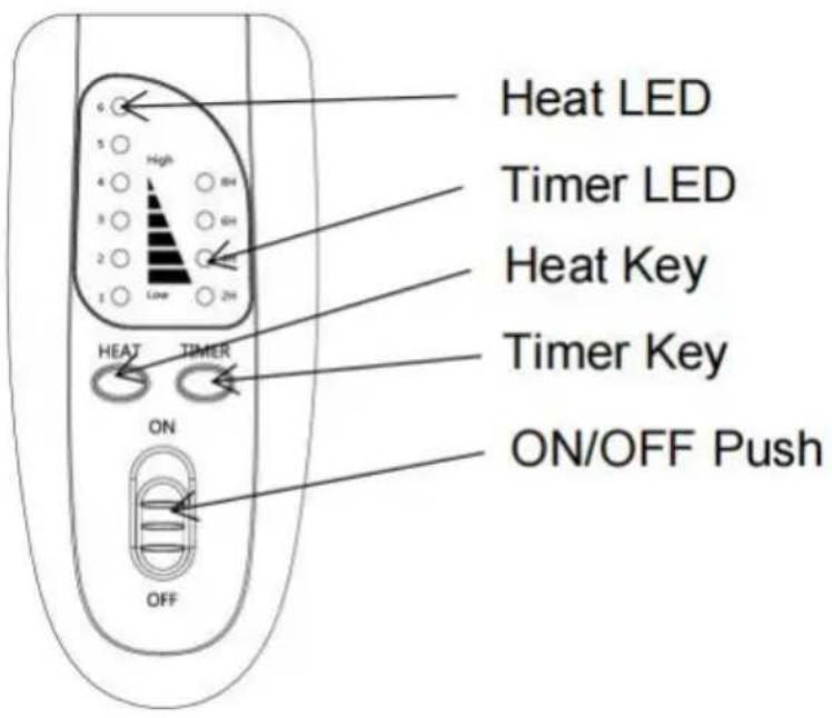 Vevor FT-02A - Foot Warmer Heating Pad Operation - 1