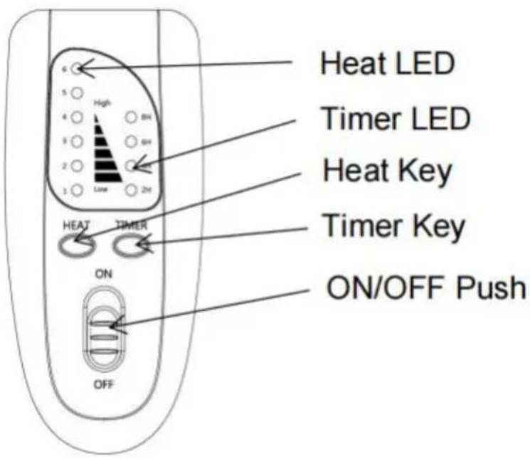 Vevor FT-02A - Foot Warmer Heating Pad Operation - 1