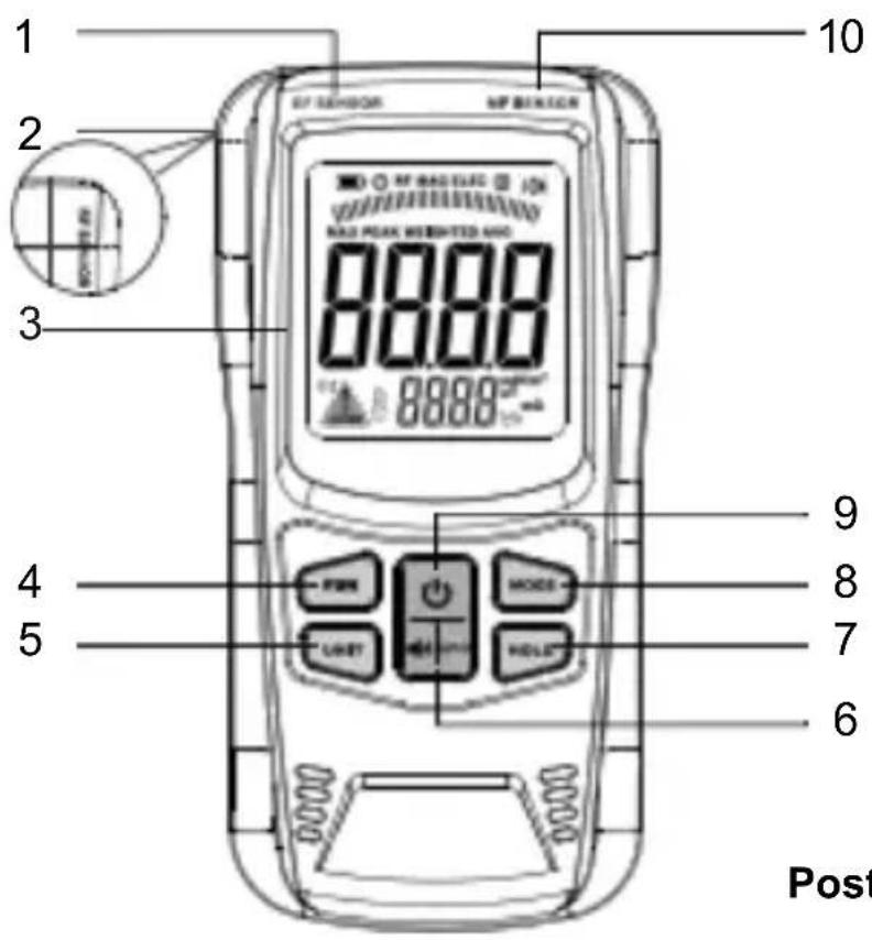 Vevor EM4556 - FRONT PANEL - 1