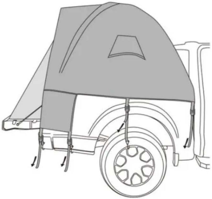 Vevor 120858 - MONTAJE DE CARPA PARA CAMIÓN - 8