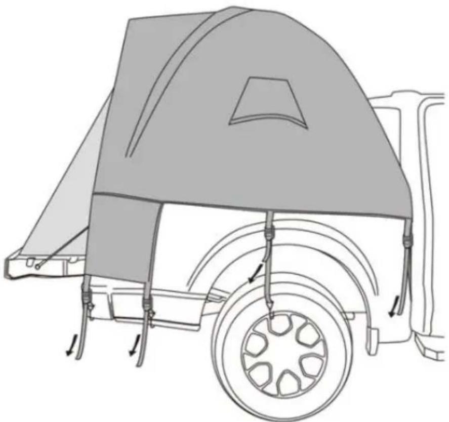 Vevor 120858 - MONTAGGIO TENDA CAMION - 8