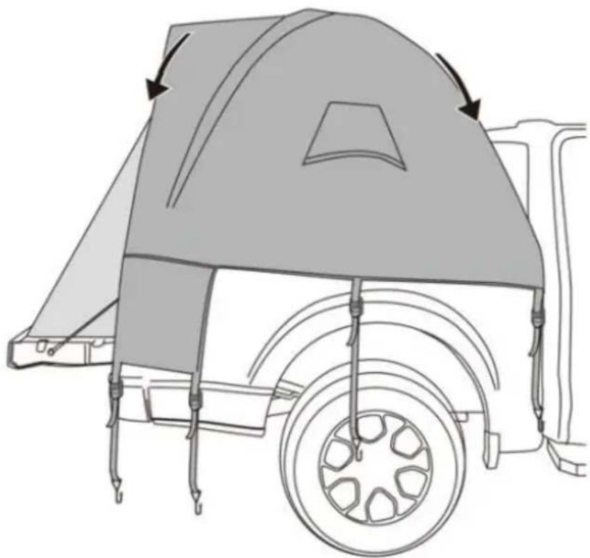 Vevor 120858 - MONTAJE DE CARPA PARA CAMIÓN - 7
