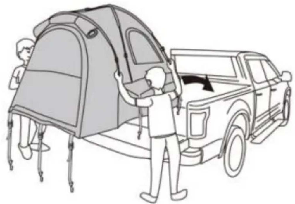 Vevor 120858 - MONTAJE DE CARPA PARA CAMIÓN - 5
