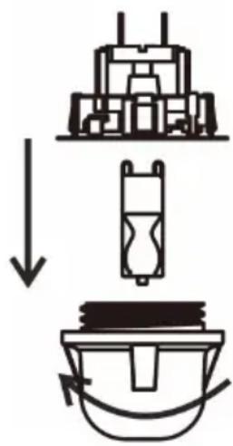 Vevor LPY616Ti2-B9-09 - Changing the bulb - 1