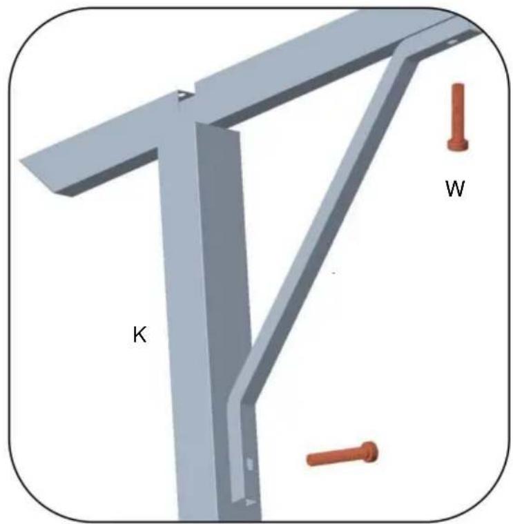 Vevor L10FT*W10FT - MONTERINGSTEG - 1