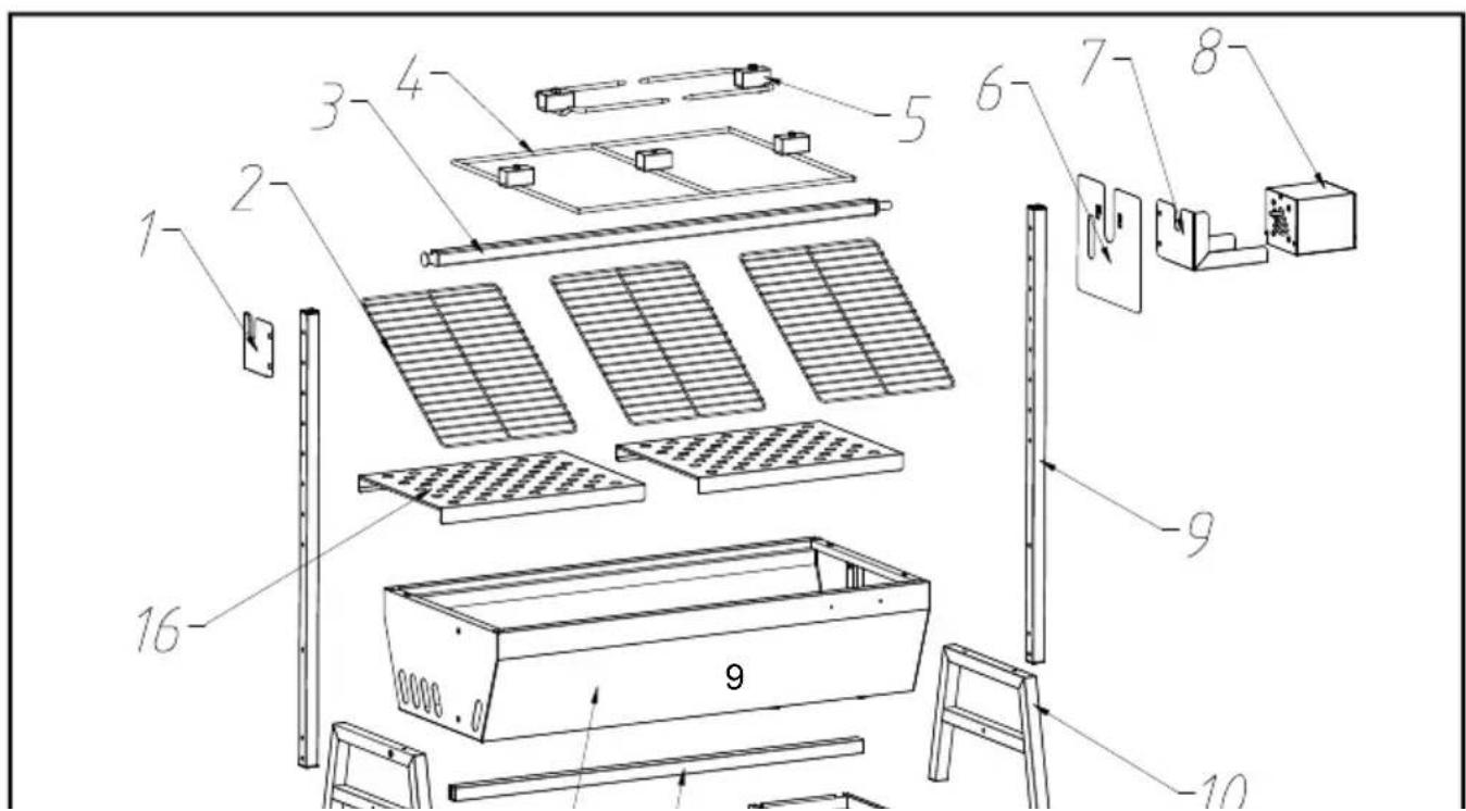 Vevor JY-MY-KYLDB-35-220 - PRODUCT COMPONENTS - 1