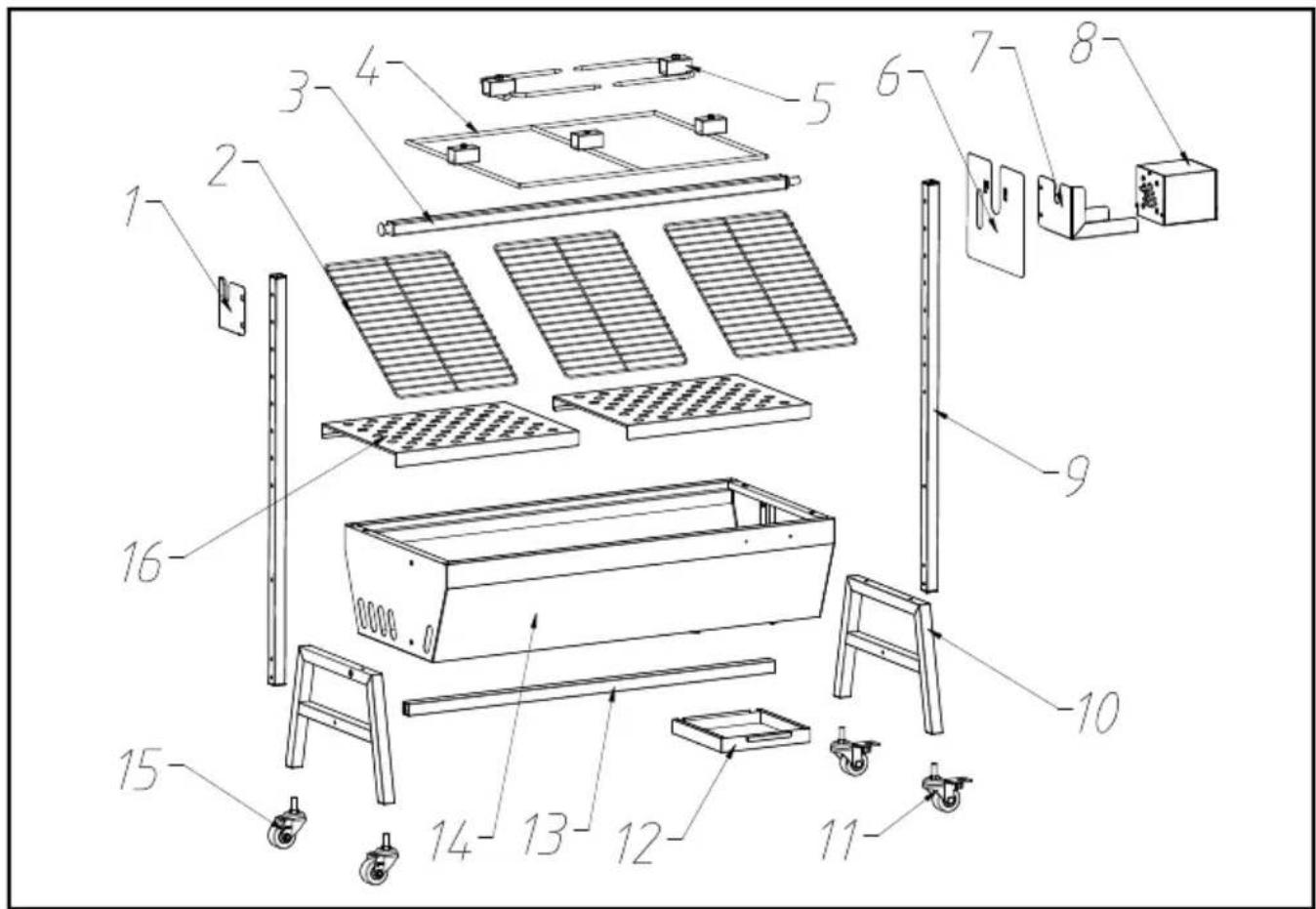 Vevor JY-MY-KYLDB-35-220 - PRODUCT COMPONENTS - 1