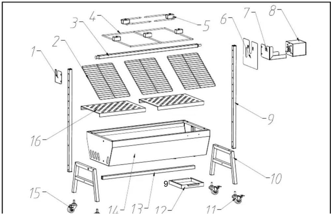 Vevor JY-MY-KYLDB-35-220 - PRODUCT COMPONENTS - 1