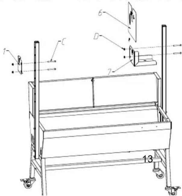 Vevor JY-MY-KYLDB-35-220 - SPIT ROTISSERIE ROASTER-GRILL - 4