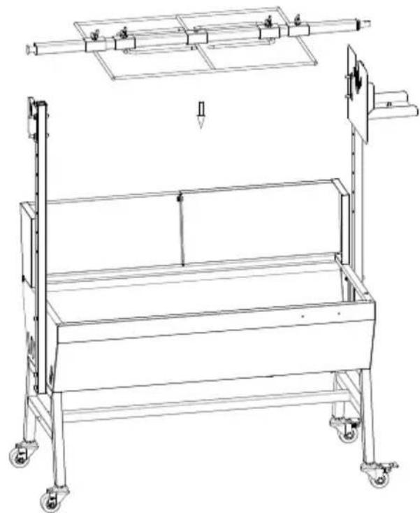Vevor JY-MY-KYLDB-35-220 - SPIT ROTISSERIE ROASTER-GRILL - 7