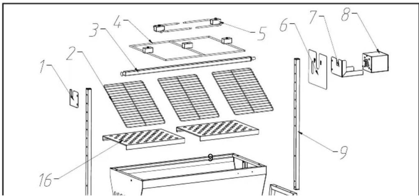 Vevor JY-MY-KYLDB-35-220 - PRODUCT COMPONENTS - 1