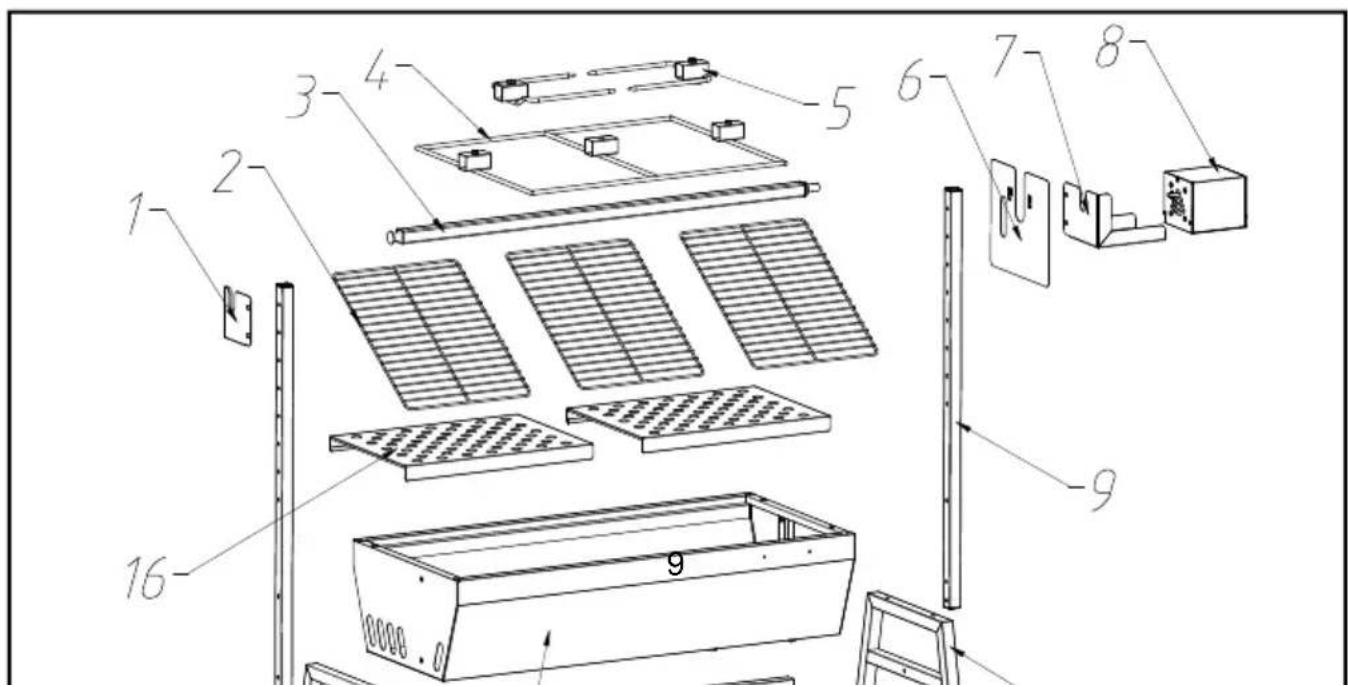 Vevor JY-MY-KYLDB-35-220 - PRODUCT COMPONENTS - 1