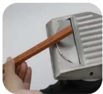 Vevor KS100B-1 - Sharpening the knife - 2
