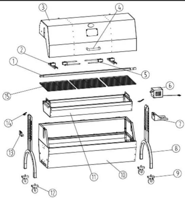 Vevor JY-MY-KYLQG-46-220 - PRODUCT COMPONENTS - 1