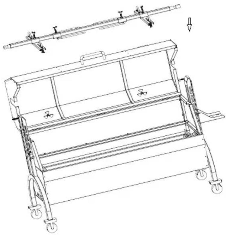 Vevor JY-MY-KYLQG-46-220 - SPIEß-ROTISSERIE-RÖSTER-GRILL - 7