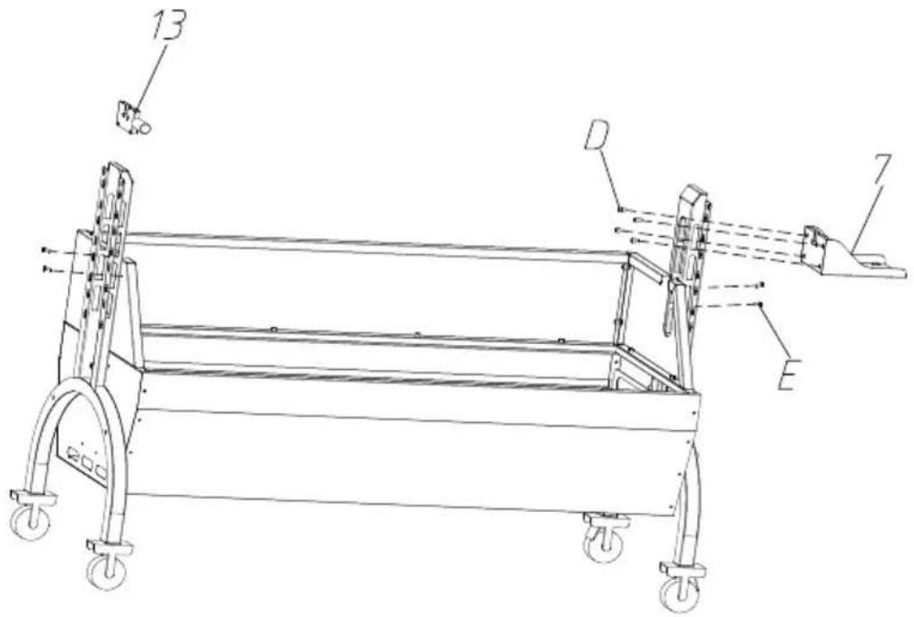 Vevor JY-MY-KYLQG-46-220 - PASSO3 D:M6\*8-4PZ E:M4\*16-4PZ - 1