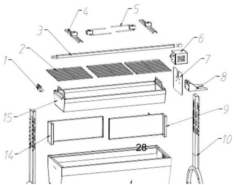 Vevor JY-MY-KYLDB-46-220 - PRODUCT COMPONENTS - 1