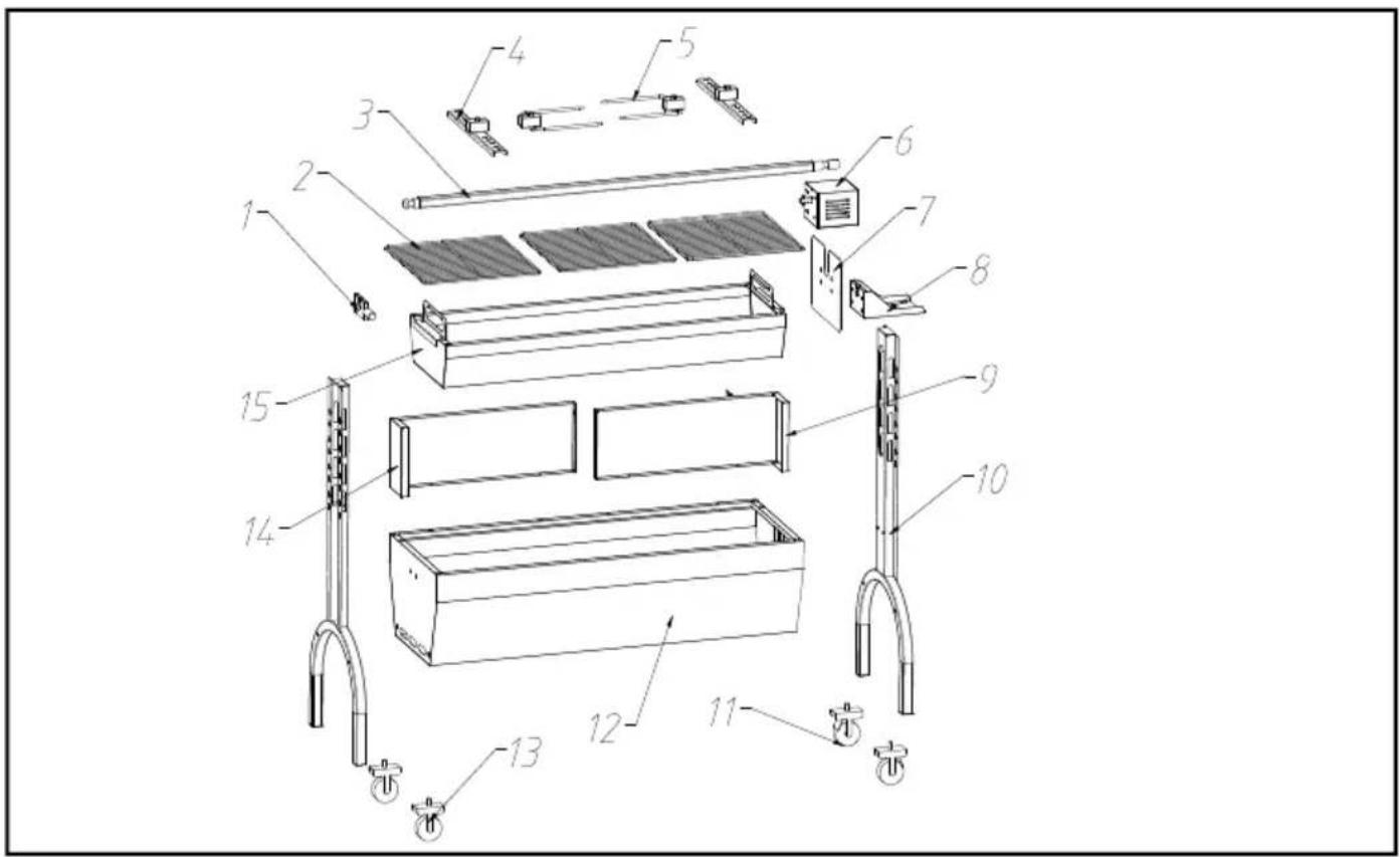 Vevor JY-MY-KYLDB-46-220 - PRODUCT COMPONENTS - 1