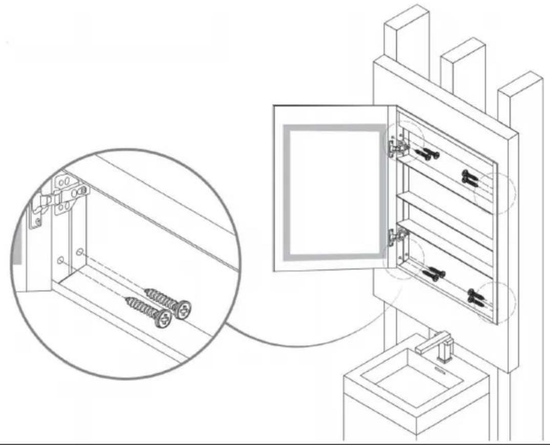 Vevor ML26×30-2 - STEPS TO FRAME THE CUTOUT OPENING - 8