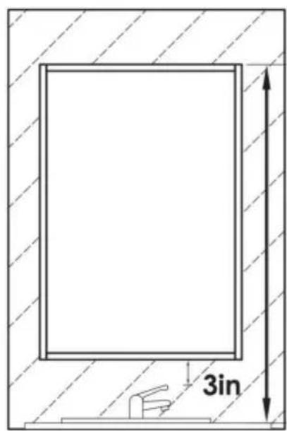 Vevor ML26×30-2 - Plaats de spiegel - 1