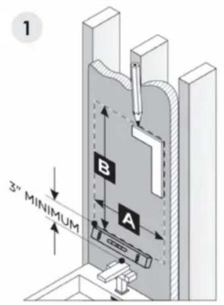 Vevor ML26×30-2 - RECESS-MOUNT INSTALLATION - 1