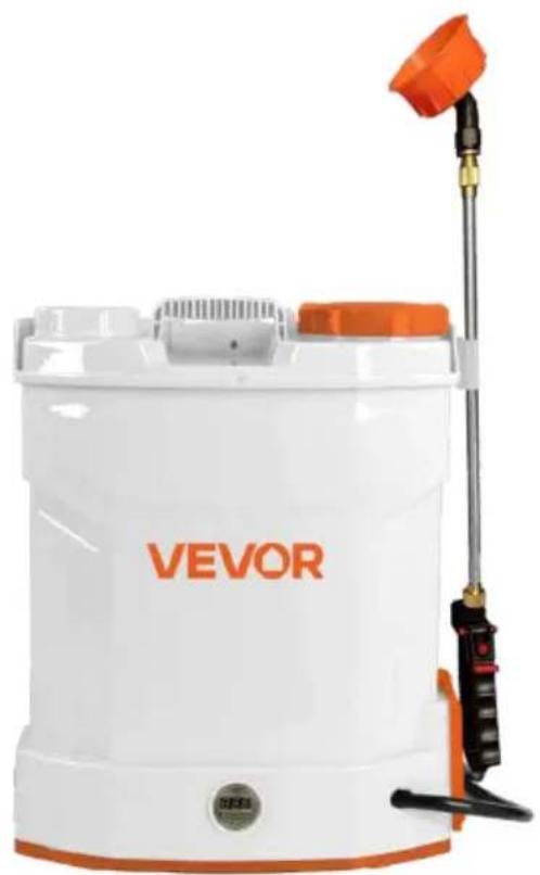 Vevor XF-12M27-US - BACKPACK SPRAYER - 1