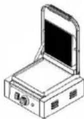 Vevor YS-813B-EU - COMMERCIAL SANDWICH PANINI PRESS GRILI - 2