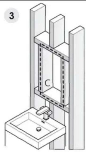 Vevor ML24×30-1 - INBOUWINSTALLATIE - 1