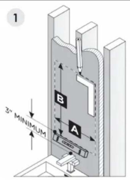 Vevor ML24×30-1 - RECESS-MOUNT INSTALLATION - 1
