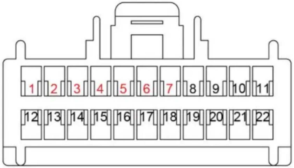 Vevor YH3345DYA-E-B-H-6# - REFERENCE WIRE DIAGRAM - 1