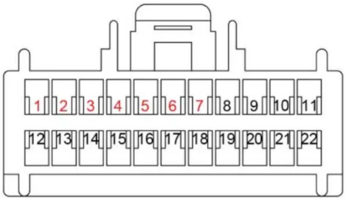 Vevor YH3345DYA-E-B-H-6# - REFERENCE WIRE DIAGRAM - 1