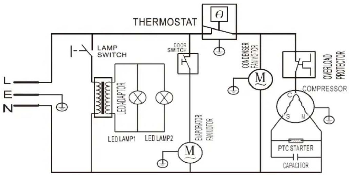 Vevor XLS-215WG - Wiring Diagrams - 1