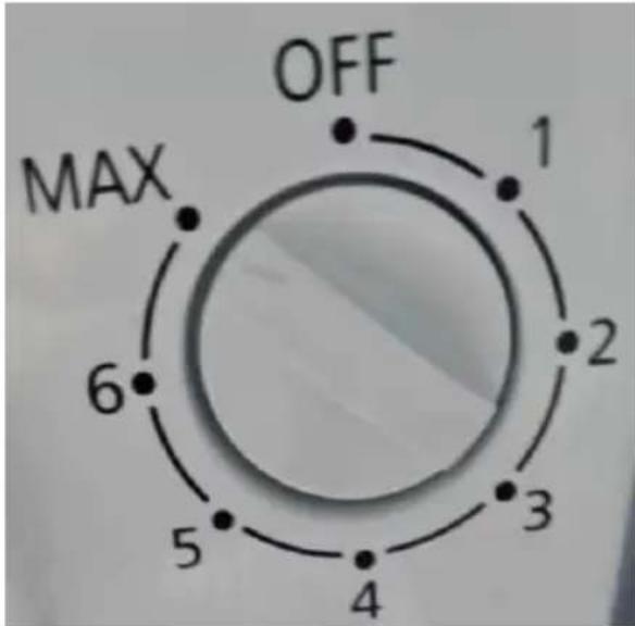 OFF MAX 1 2 3 4 5 6