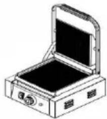 Vevor YS-812-EU - COMMERCIAL SANDWICH PANINI PRESS GRILI - 4