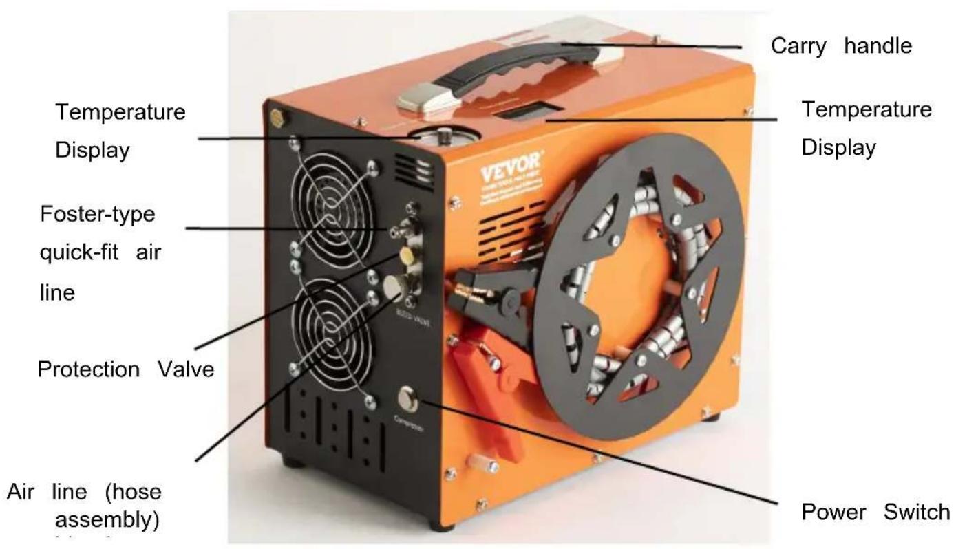 Vevor SS-PAC03B - Produktparameter - 1