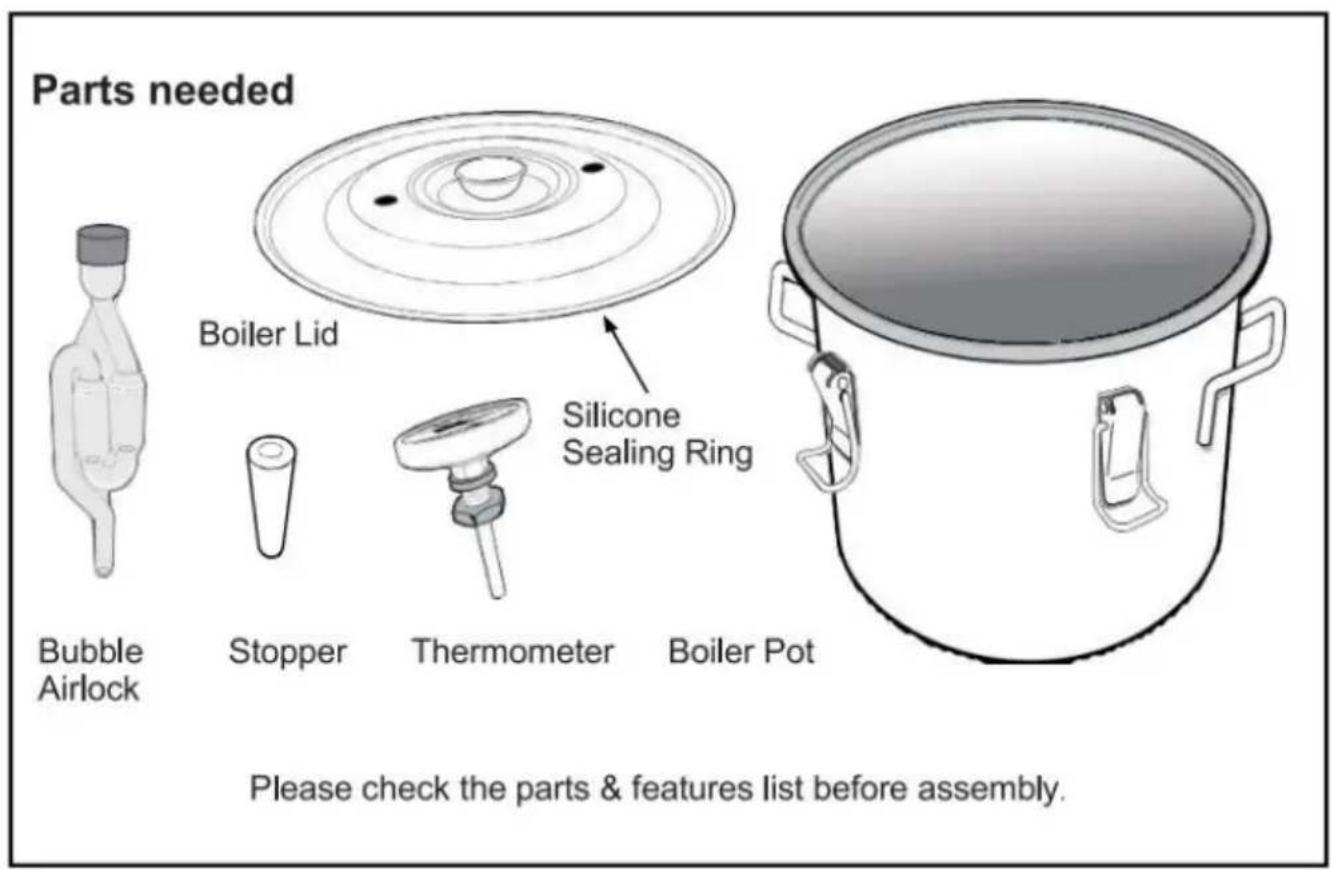 Vevor STD-10L-U - SETTING UP FOR FERMENTING - 1
