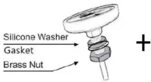 Vevor STD-10L-U - Attach Thermometer to Boiler Lid - 1