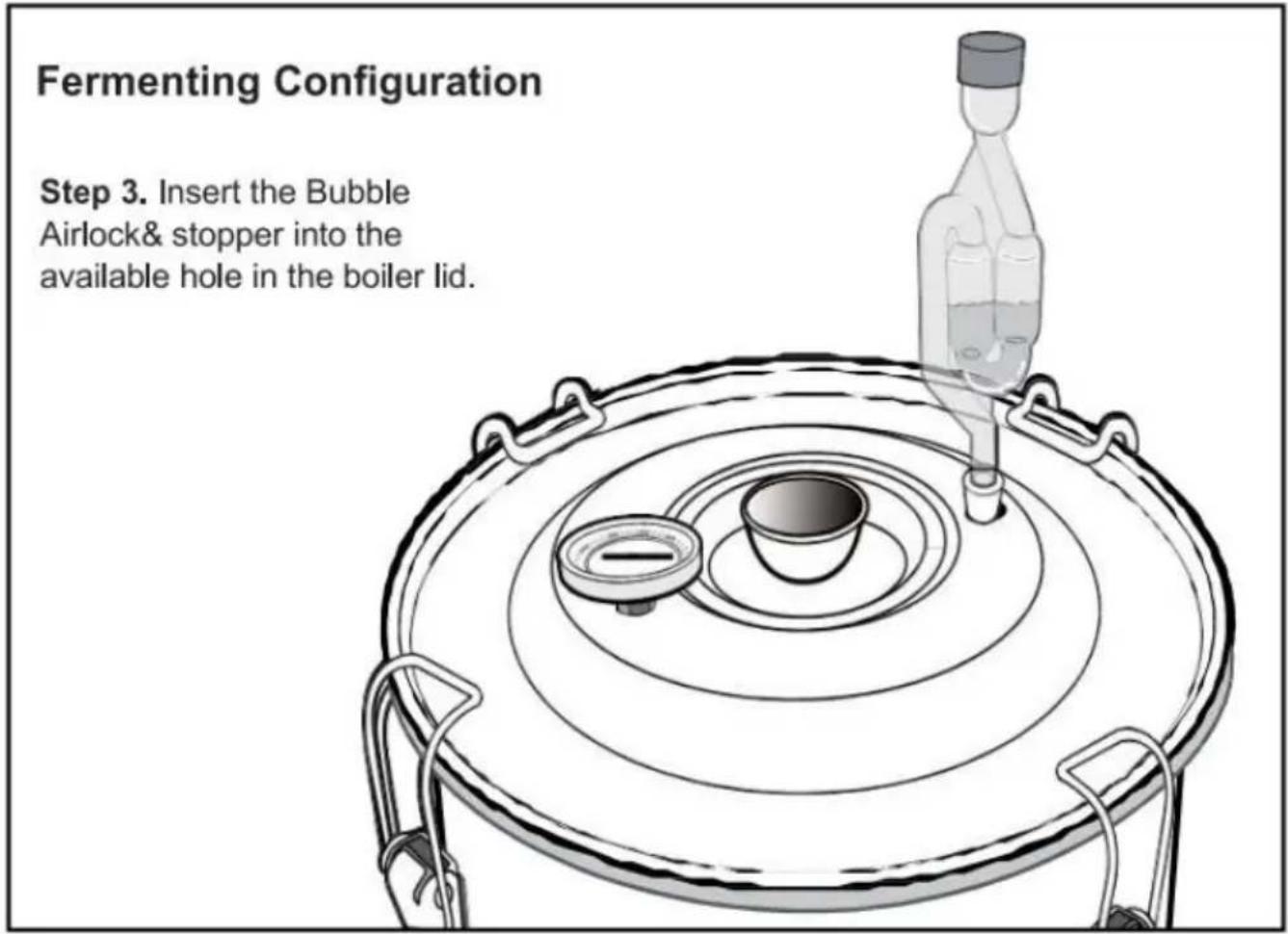 Vevor STD-10L-U - Preparing the Bubble Airlock - 2