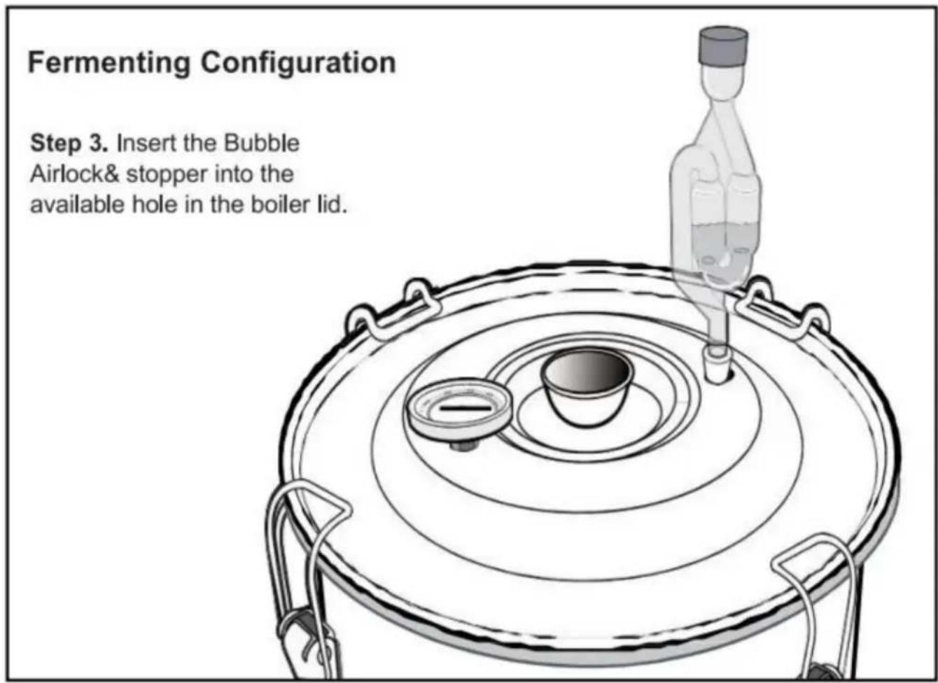 Vevor STD-10L-U - Preparing the Bubble Airlock - 3