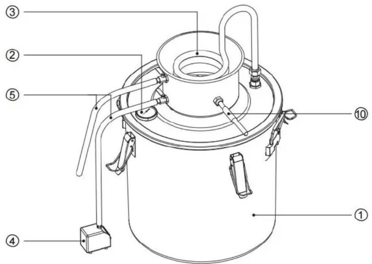 Vevor STD-10L-U - SETTING UP FOR DISTILLING - 1