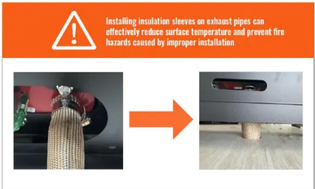 Vevor S590136 S1 - WARNING: Brandfarligt material - 2